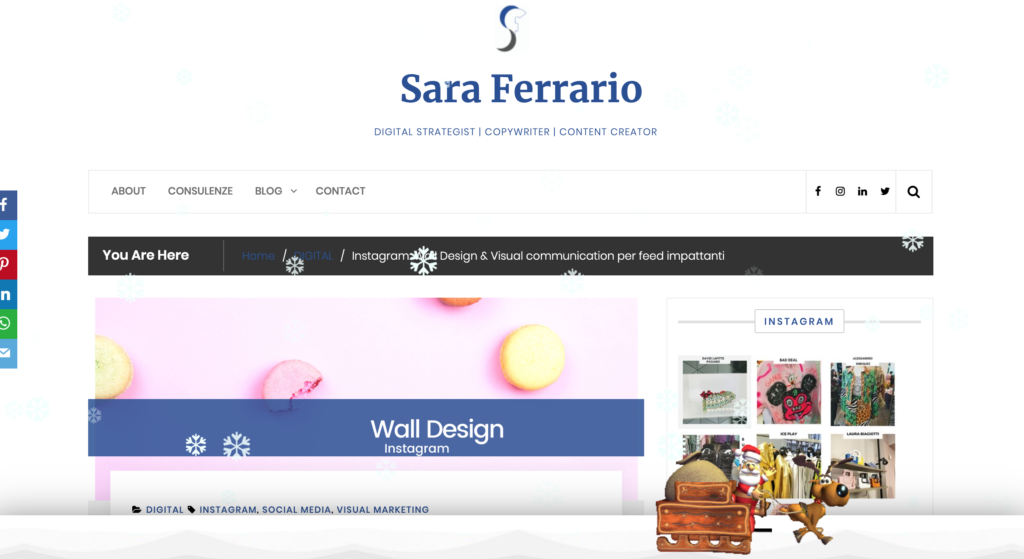 Sara Ferrario xmas Greetings